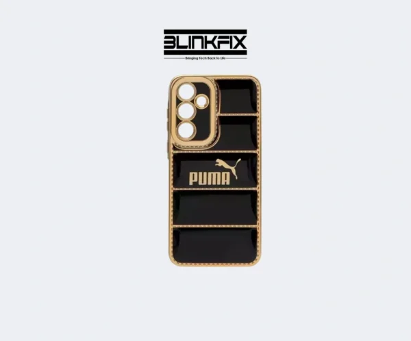 Puffer Back Print Soft Silicone Back Case