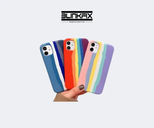 Rainbow Silicone Case Cove